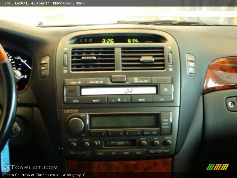 Black Onyx / Black 2005 Lexus LS 430 Sedan