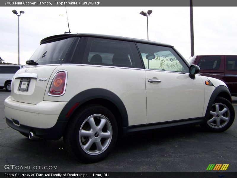 Pepper White / Grey/Black 2008 Mini Cooper Hardtop