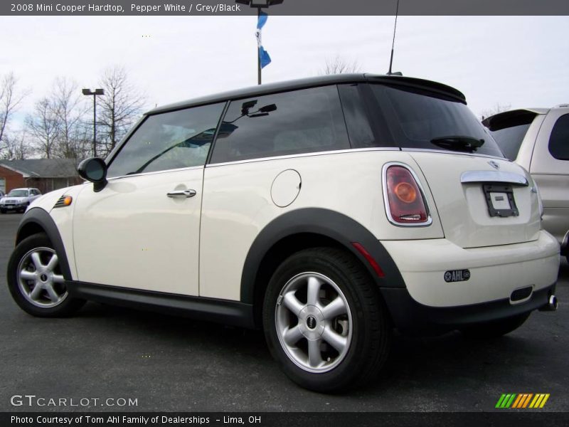 Pepper White / Grey/Black 2008 Mini Cooper Hardtop