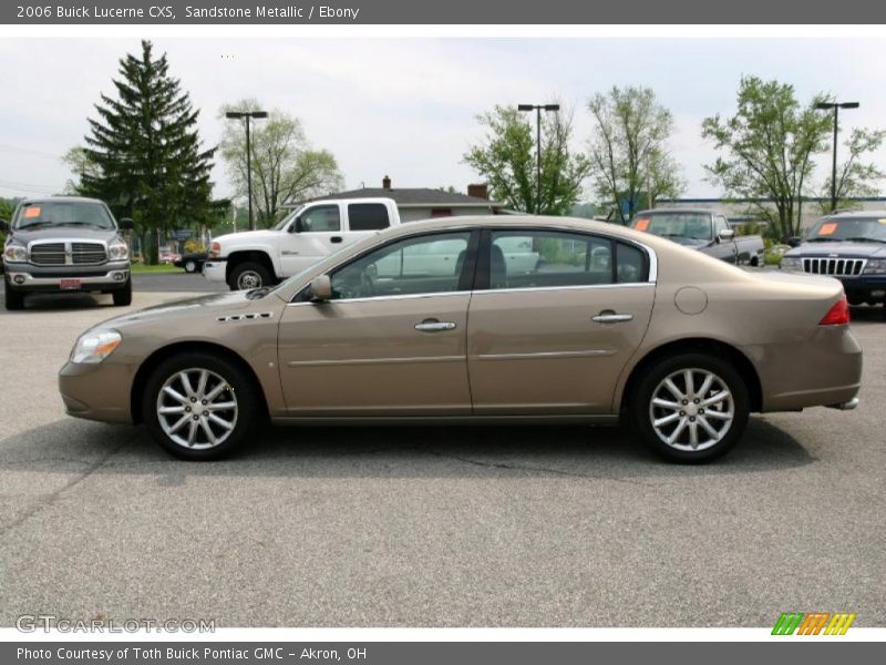 Sandstone Metallic / Ebony 2006 Buick Lucerne CXS