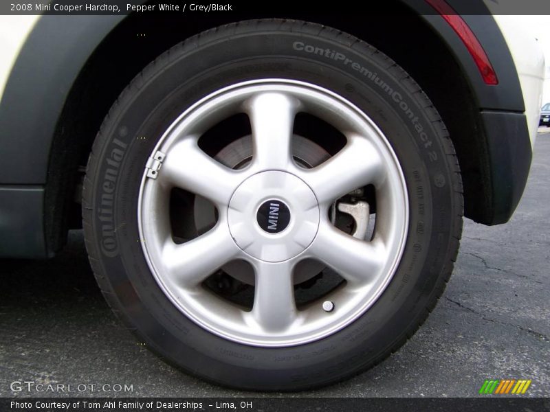 Pepper White / Grey/Black 2008 Mini Cooper Hardtop
