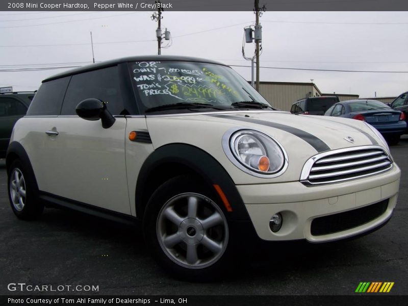 Pepper White / Grey/Black 2008 Mini Cooper Hardtop