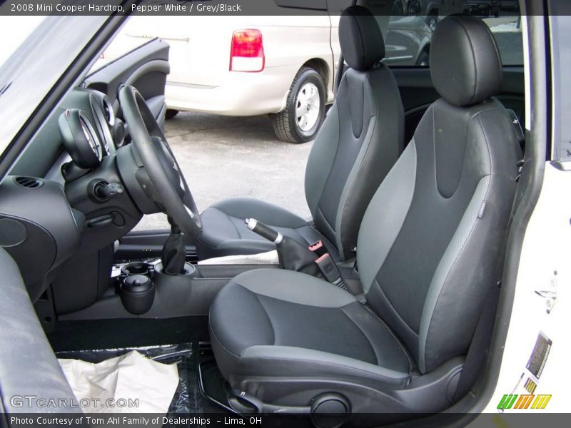 Pepper White / Grey/Black 2008 Mini Cooper Hardtop