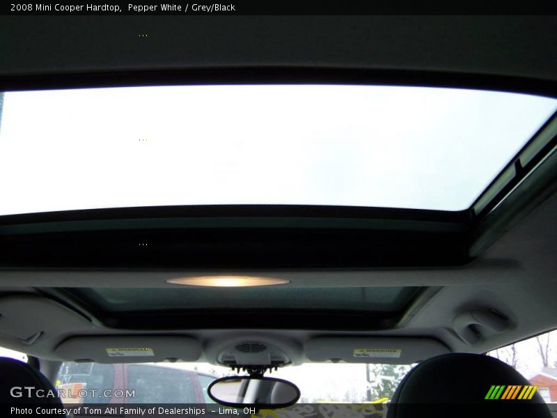 Pepper White / Grey/Black 2008 Mini Cooper Hardtop