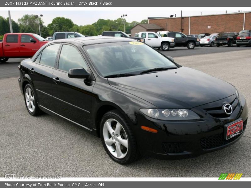 Onyx Black / Black 2007 Mazda MAZDA6 i Touring Sedan