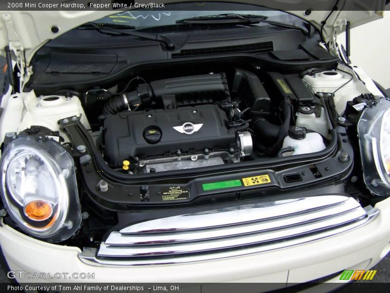 Pepper White / Grey/Black 2008 Mini Cooper Hardtop