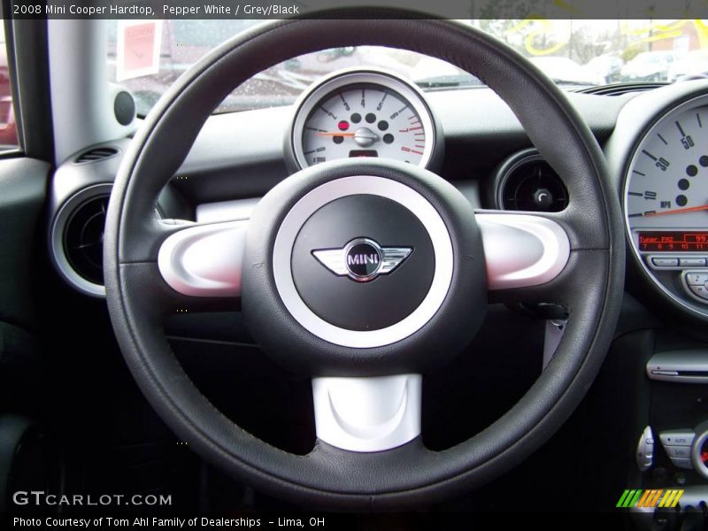 Pepper White / Grey/Black 2008 Mini Cooper Hardtop