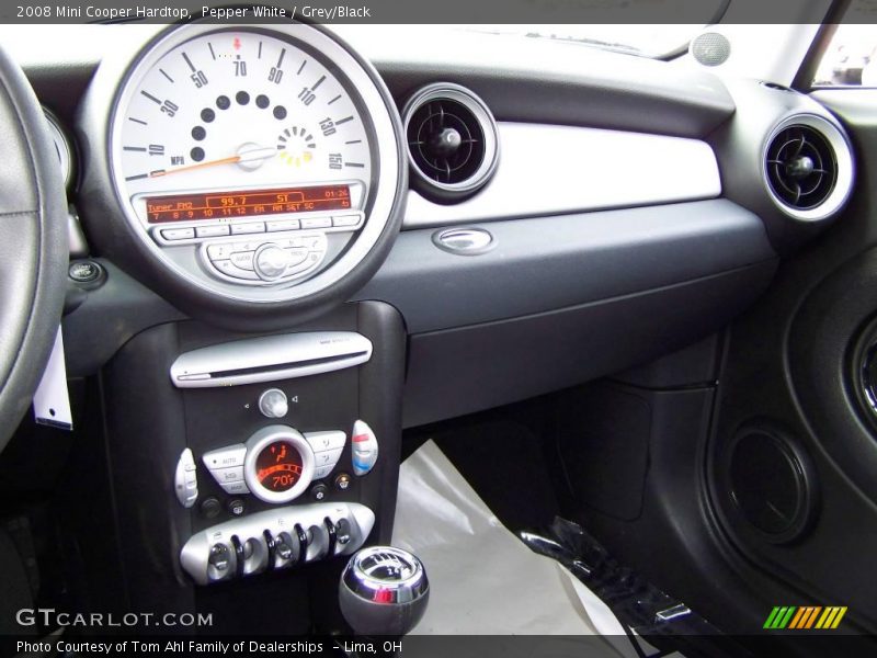 Pepper White / Grey/Black 2008 Mini Cooper Hardtop