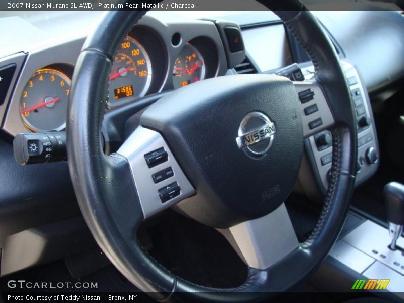 Platinum Pearl Matallic / Charcoal 2007 Nissan Murano SL AWD