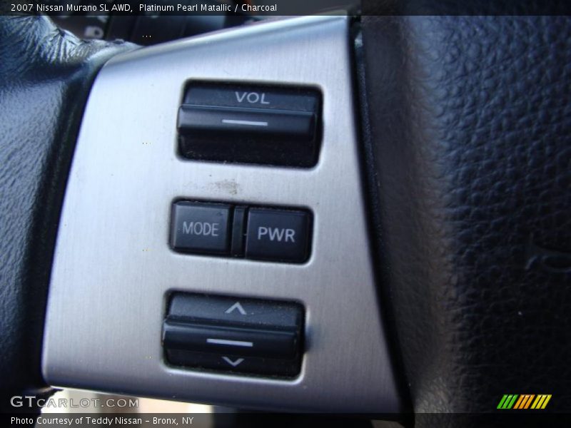 Platinum Pearl Matallic / Charcoal 2007 Nissan Murano SL AWD