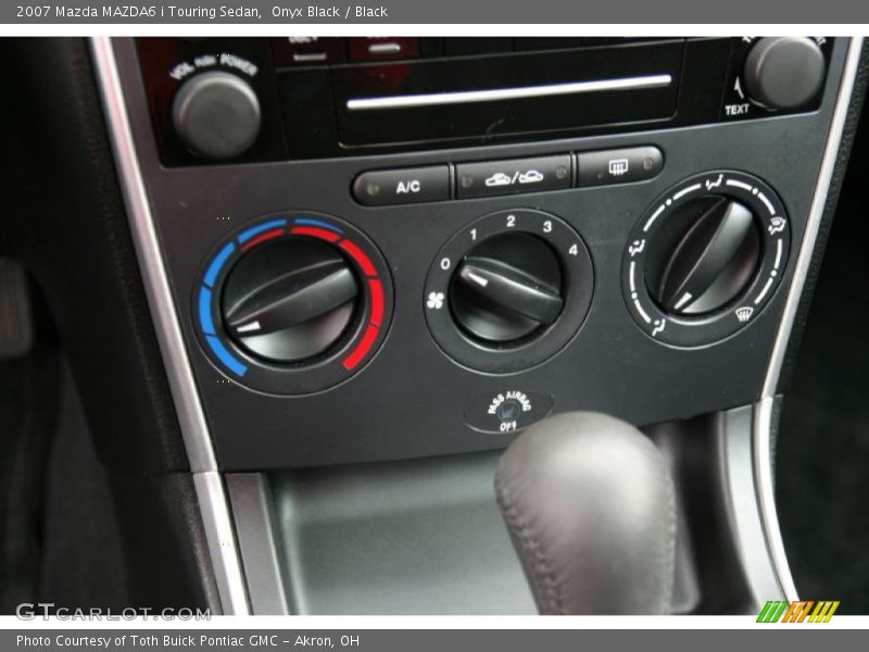 Onyx Black / Black 2007 Mazda MAZDA6 i Touring Sedan