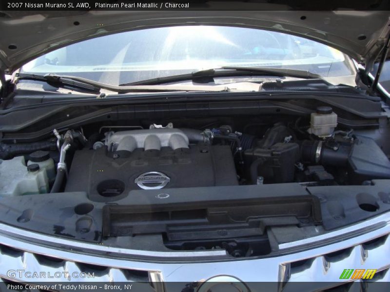 Platinum Pearl Matallic / Charcoal 2007 Nissan Murano SL AWD