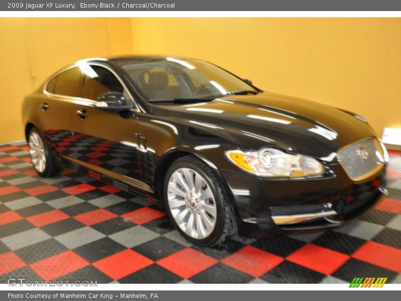Ebony Black / Charcoal/Charcoal 2009 Jaguar XF Luxury