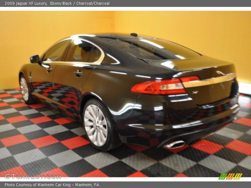 Ebony Black / Charcoal/Charcoal 2009 Jaguar XF Luxury