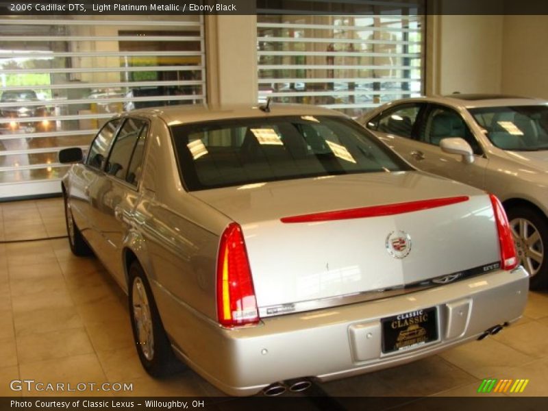 Light Platinum Metallic / Ebony Black 2006 Cadillac DTS