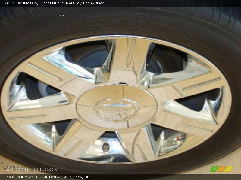 Light Platinum Metallic / Ebony Black 2006 Cadillac DTS