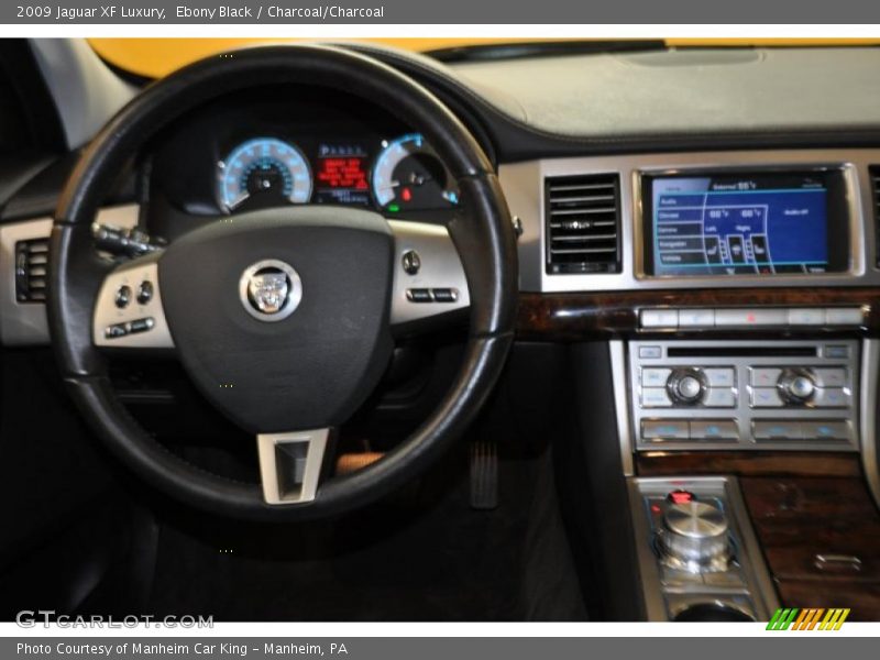 Ebony Black / Charcoal/Charcoal 2009 Jaguar XF Luxury