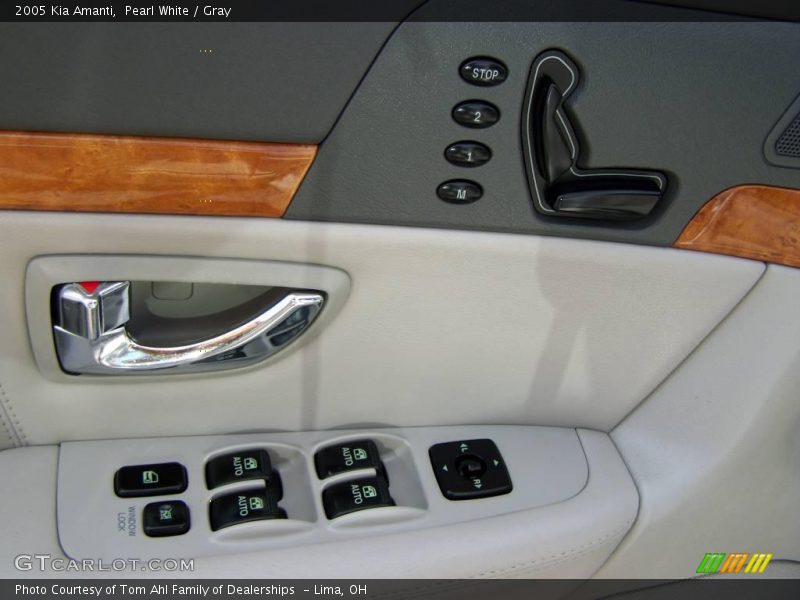 Pearl White / Gray 2005 Kia Amanti