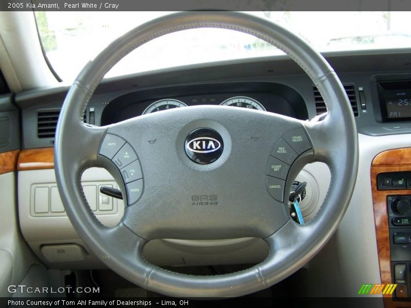 Pearl White / Gray 2005 Kia Amanti