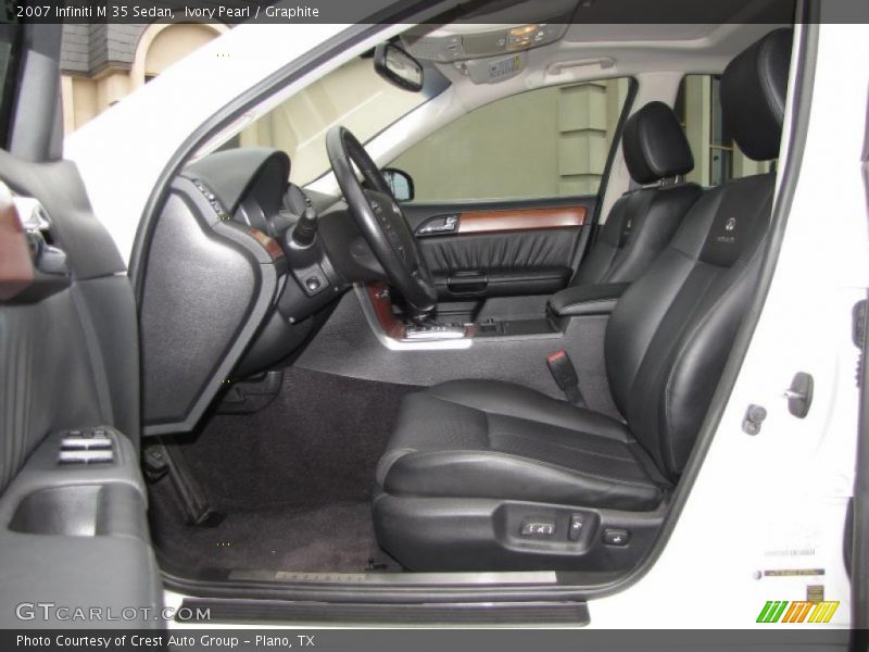 Ivory Pearl / Graphite 2007 Infiniti M 35 Sedan