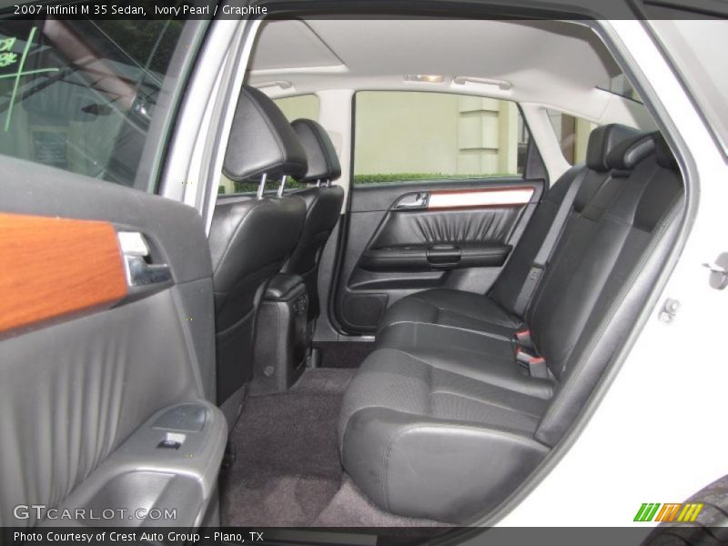 Ivory Pearl / Graphite 2007 Infiniti M 35 Sedan