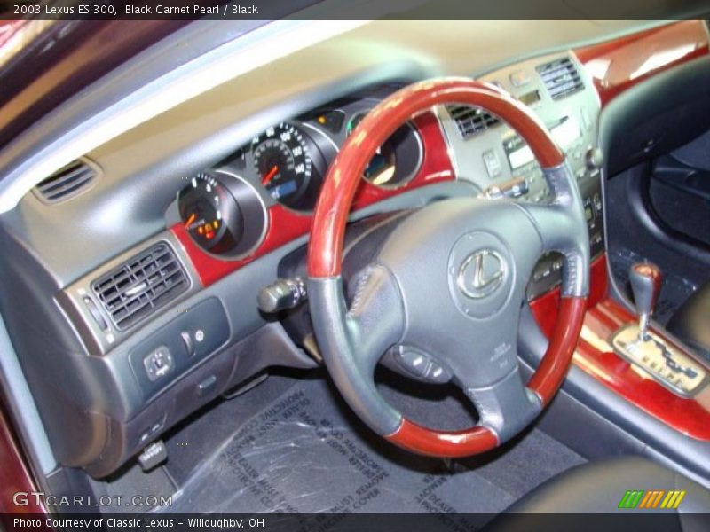 Black Garnet Pearl / Black 2003 Lexus ES 300