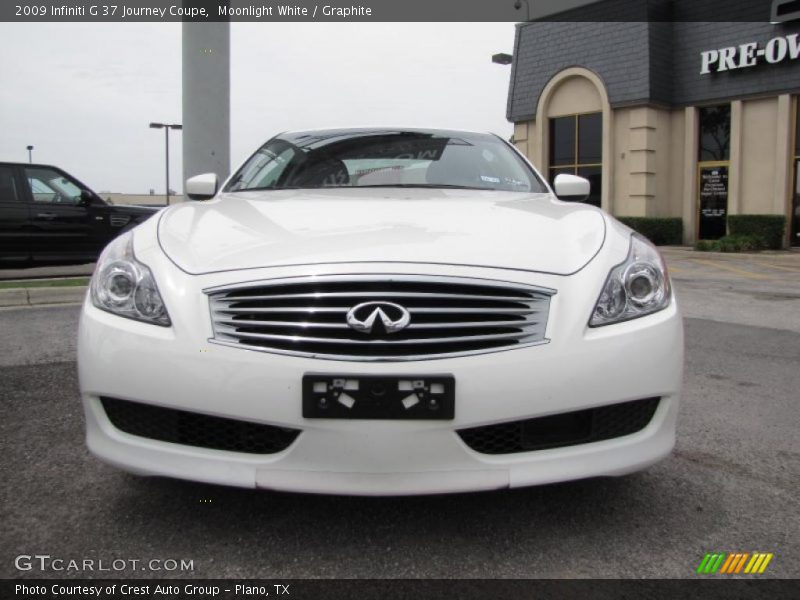 Moonlight White / Graphite 2009 Infiniti G 37 Journey Coupe