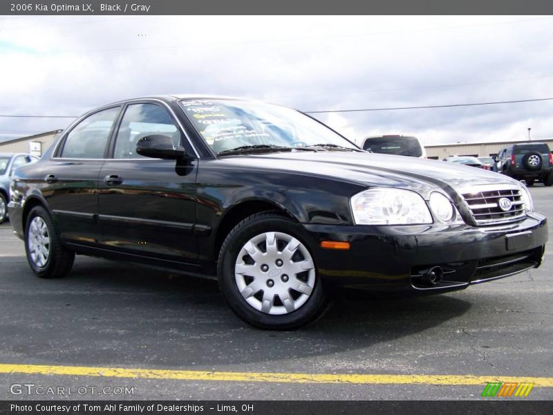 Black / Gray 2006 Kia Optima LX