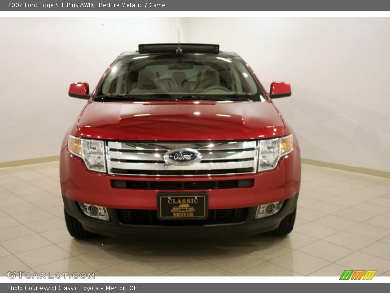 Redfire Metallic / Camel 2007 Ford Edge SEL Plus AWD