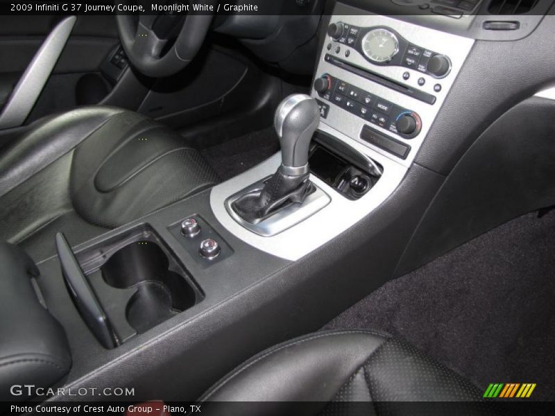 Moonlight White / Graphite 2009 Infiniti G 37 Journey Coupe