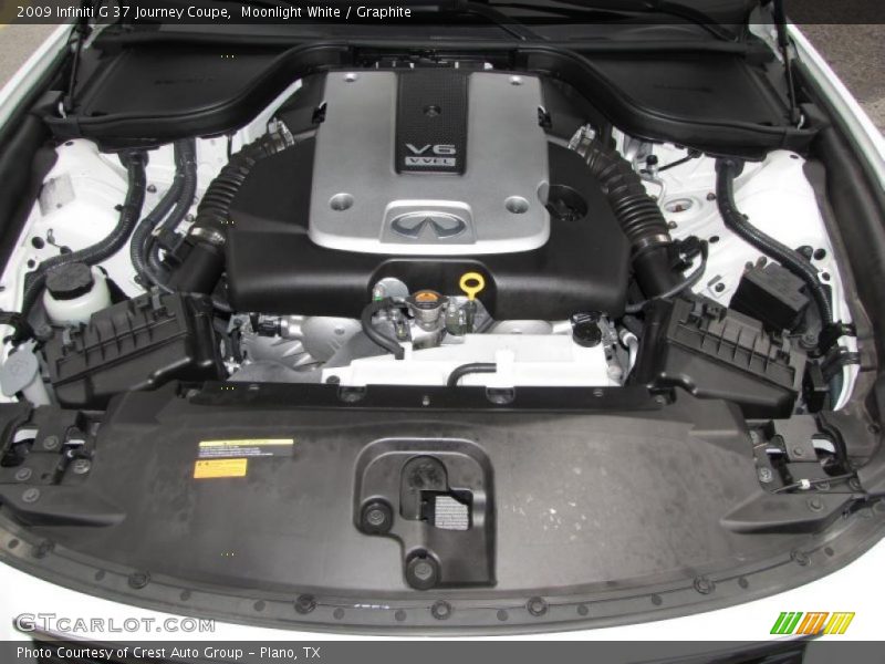 Moonlight White / Graphite 2009 Infiniti G 37 Journey Coupe