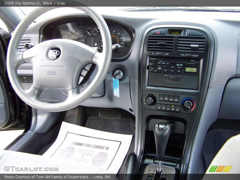 Black / Gray 2006 Kia Optima LX