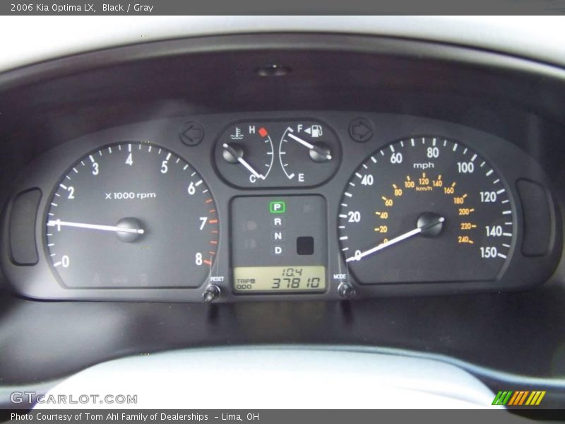 Black / Gray 2006 Kia Optima LX