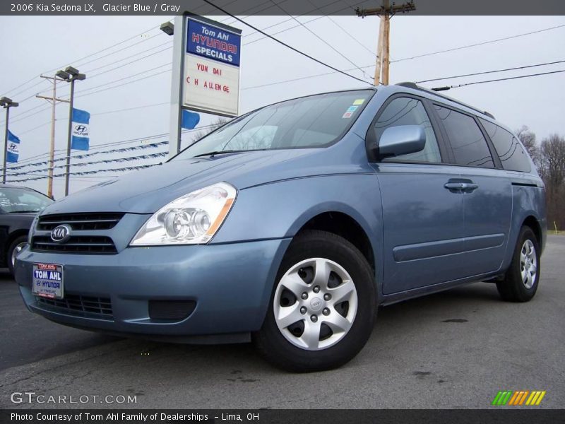 Glacier Blue / Gray 2006 Kia Sedona LX