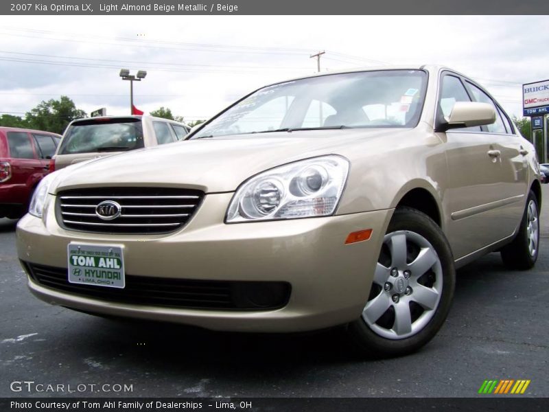 Light Almond Beige Metallic / Beige 2007 Kia Optima LX