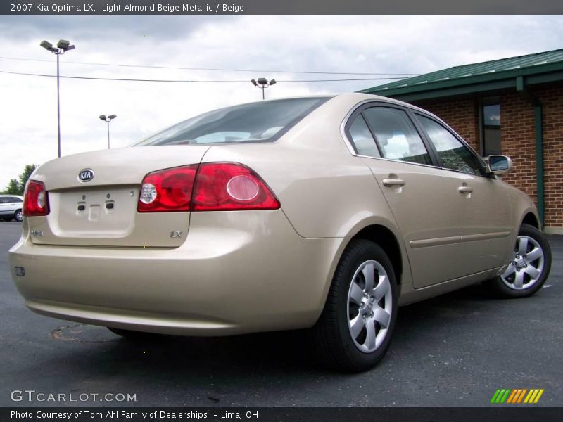Light Almond Beige Metallic / Beige 2007 Kia Optima LX