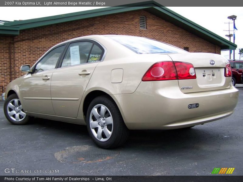 Light Almond Beige Metallic / Beige 2007 Kia Optima LX