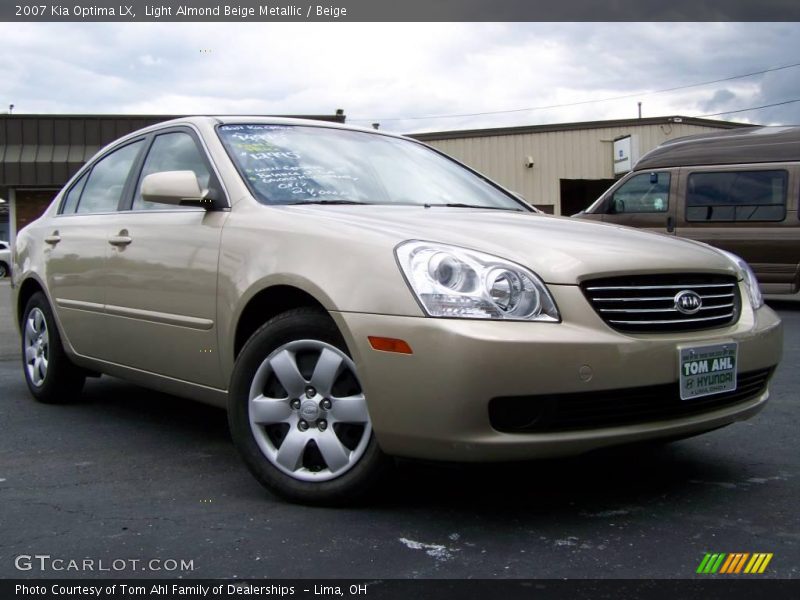 Light Almond Beige Metallic / Beige 2007 Kia Optima LX