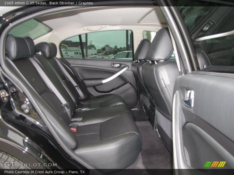 Black Obsidian / Graphite 2005 Infiniti G 35 Sedan