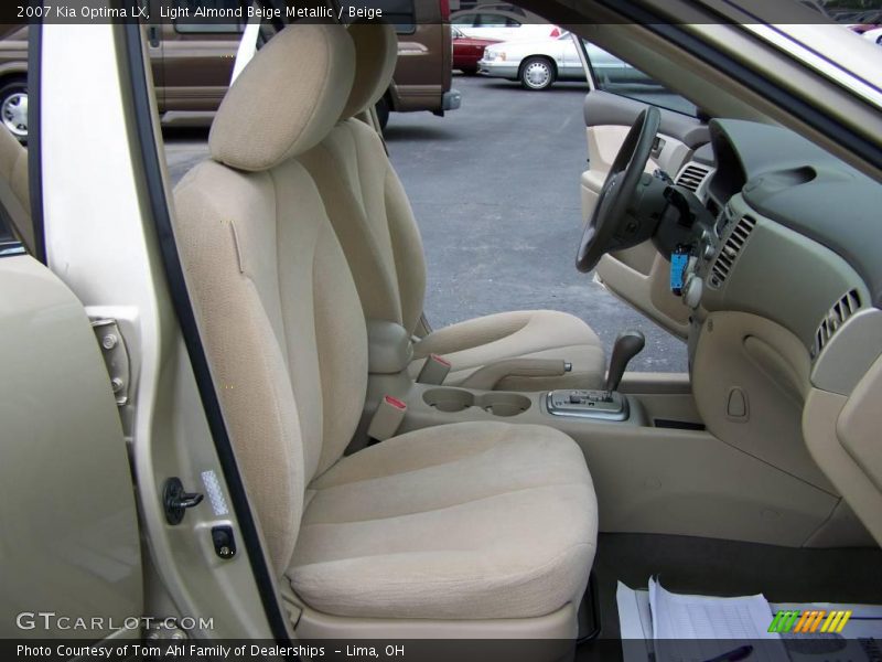 Light Almond Beige Metallic / Beige 2007 Kia Optima LX