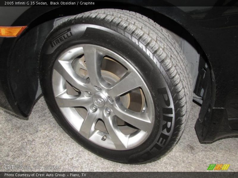 Black Obsidian / Graphite 2005 Infiniti G 35 Sedan