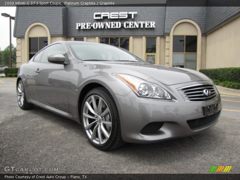 Platinum Graphite / Graphite 2009 Infiniti G 37 S Sport Coupe