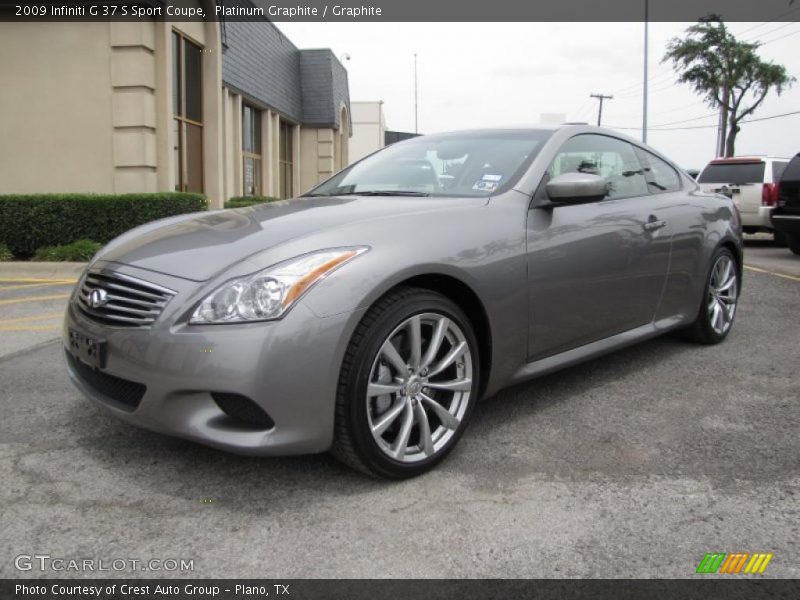 Platinum Graphite / Graphite 2009 Infiniti G 37 S Sport Coupe