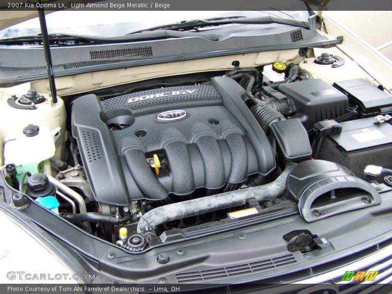 Light Almond Beige Metallic / Beige 2007 Kia Optima LX