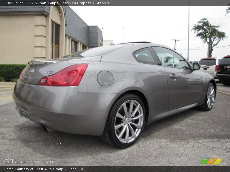 Platinum Graphite / Graphite 2009 Infiniti G 37 S Sport Coupe