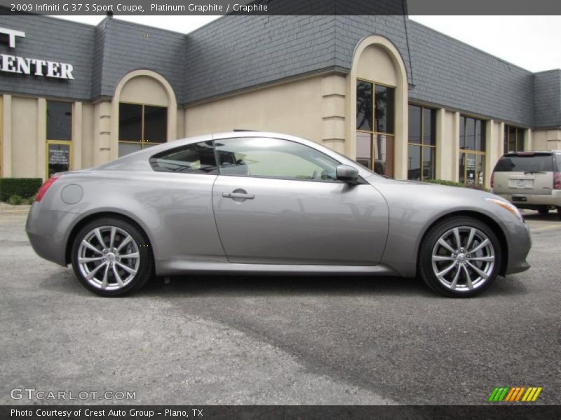 Platinum Graphite / Graphite 2009 Infiniti G 37 S Sport Coupe