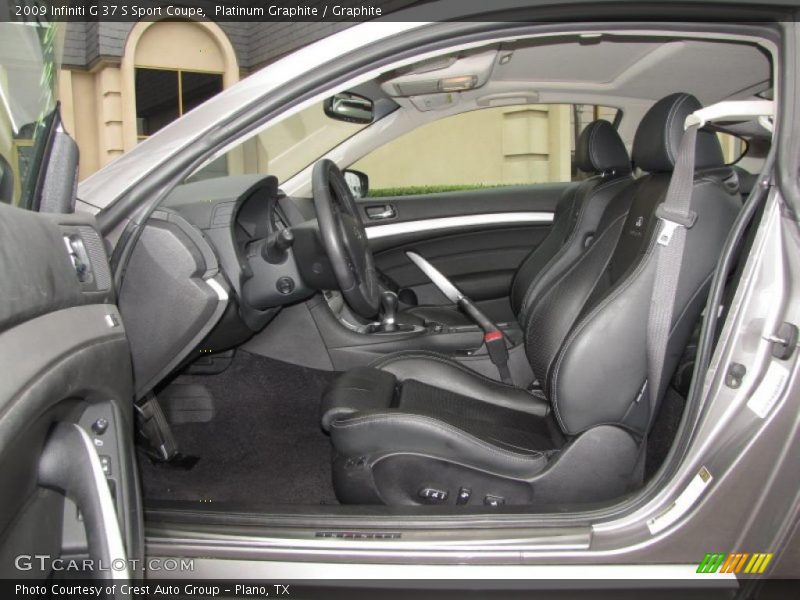 Platinum Graphite / Graphite 2009 Infiniti G 37 S Sport Coupe