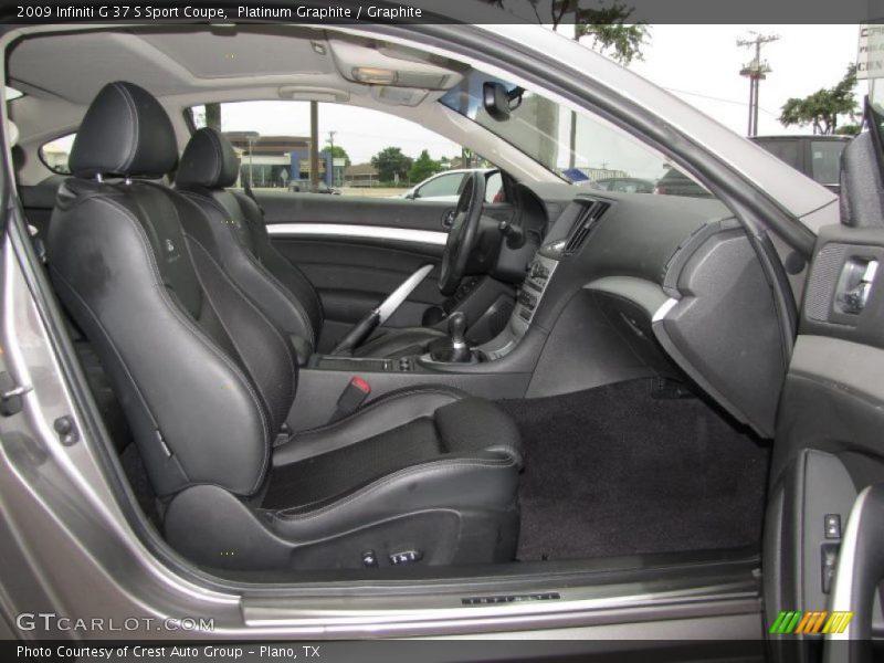 Platinum Graphite / Graphite 2009 Infiniti G 37 S Sport Coupe