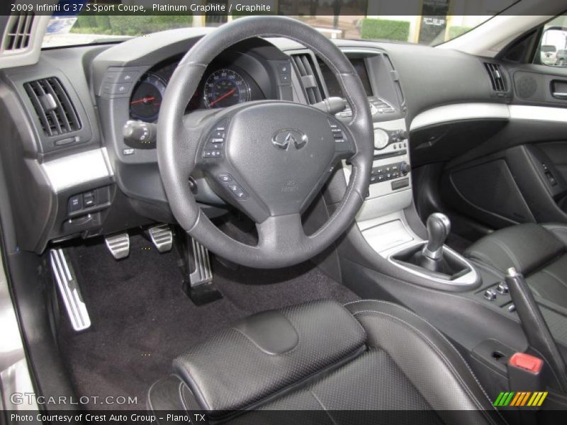 Platinum Graphite / Graphite 2009 Infiniti G 37 S Sport Coupe