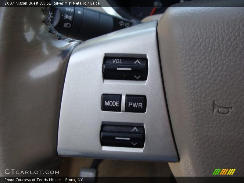 Silver Mist Metallic / Beige 2007 Nissan Quest 3.5 SL